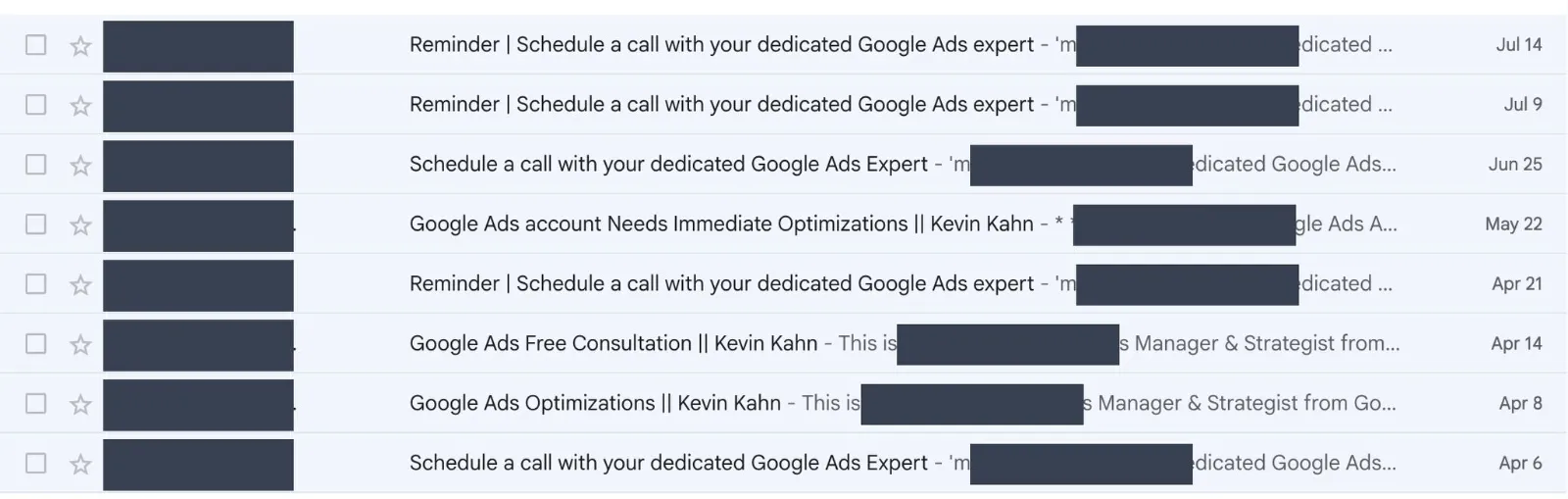 Your Google Ads Rep Might Be Crying Wolf – Kevin Kahn Web Development, Wilmington DE